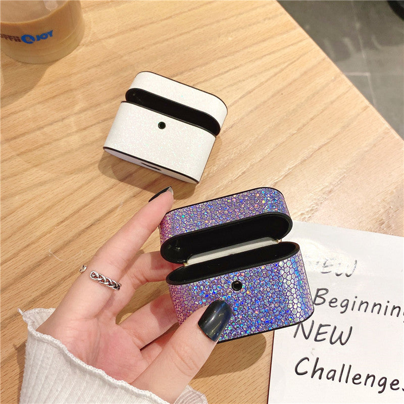 Luxury Glitter Pattern Airpods Earphone Sleeve for Apple iPhones