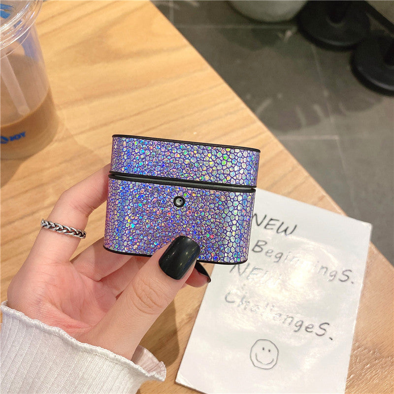 Luxury Glitter Pattern Airpods Earphone Sleeve for Apple iPhones