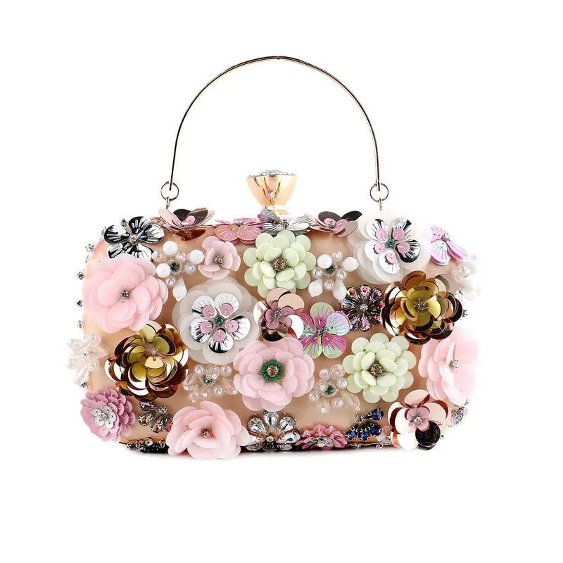 Luxury Flower Evening Bag