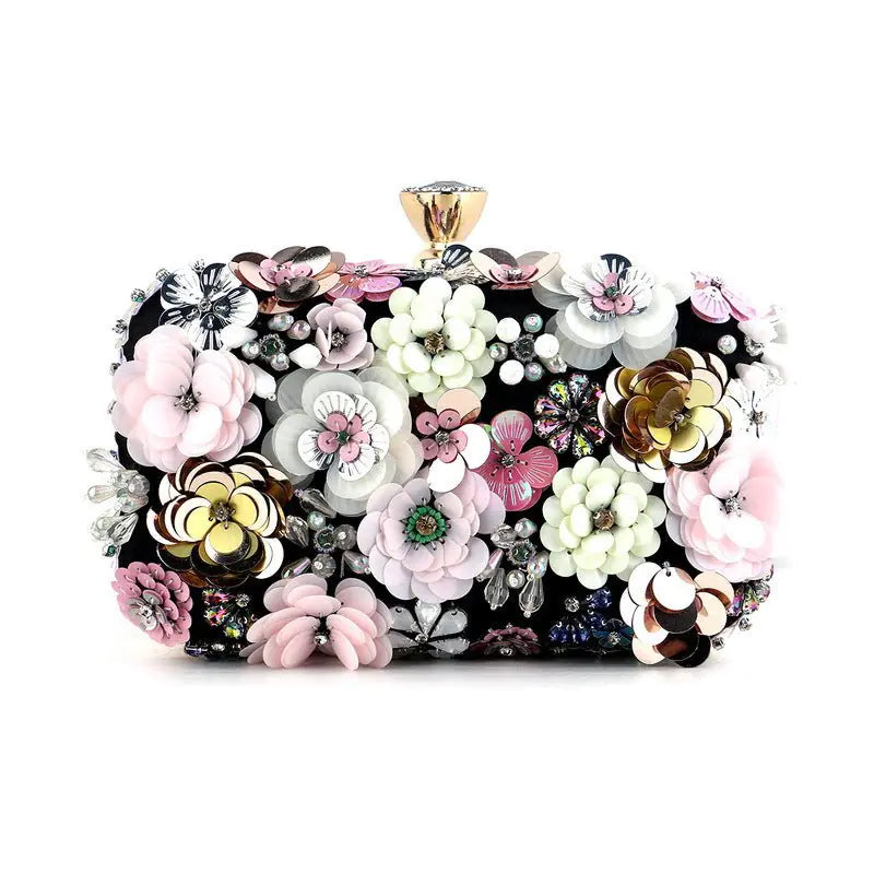 Luxury Flower Evening Bag