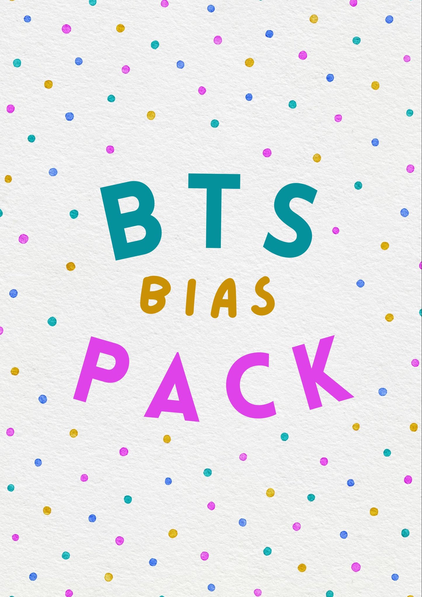 BTS BIAS PACK || BTS Merchandise