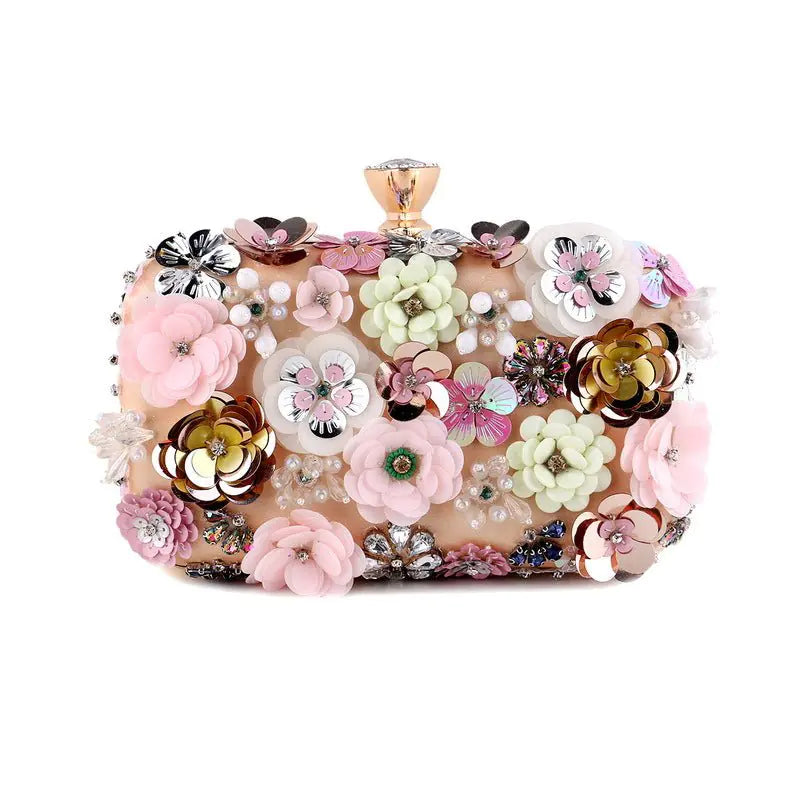 Luxury Flower Evening Bag